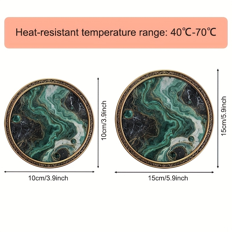 Sottobicchieri in legno con mo - Marble Coaster Set recensione e prezzo