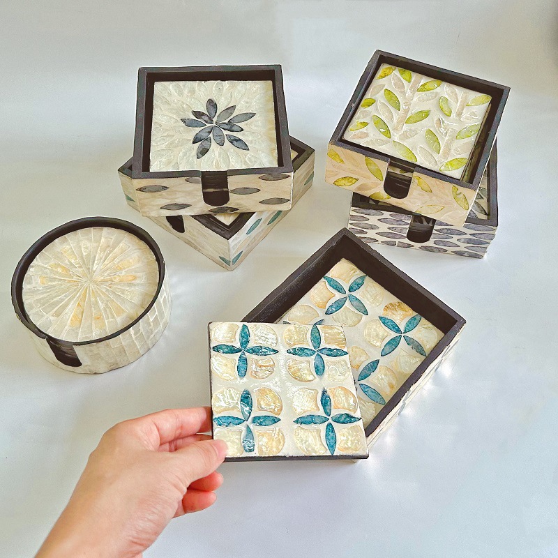 6 Pezzi Set di Sottobicchieri  - Marble Coaster Set recensione e prezzo