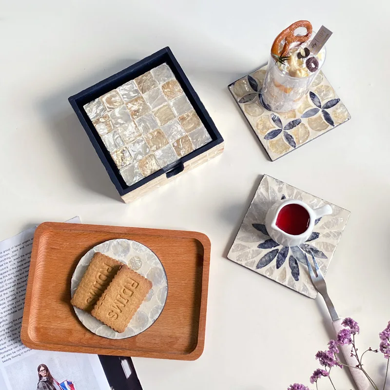 6 Pezzi Set di Sottobicchieri  - Marble Coaster Set recensione e prezzo