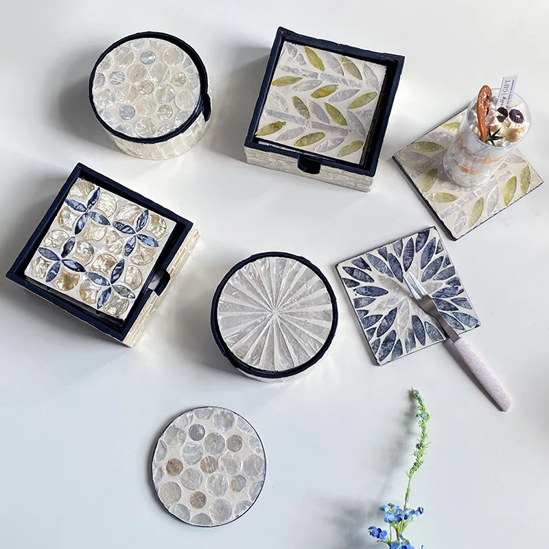6 Pezzi Set di Sottobicchieri  - Marble Coaster Set recensione e prezzo