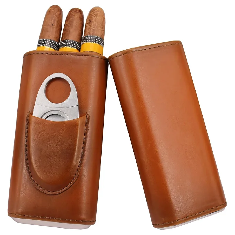 Custodia in pelle per tre siga - Premium Cigar Case recensione e prezzo