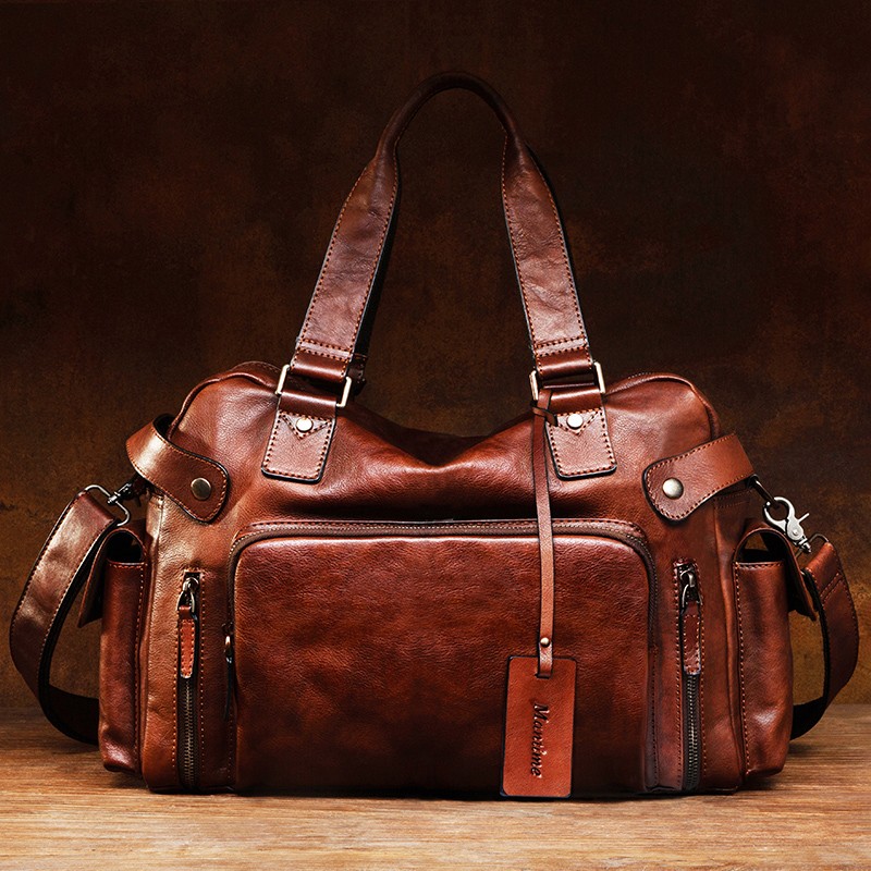 Borsa da uomo vintage con gomm - Travel Luggage Set recensione e prezzo