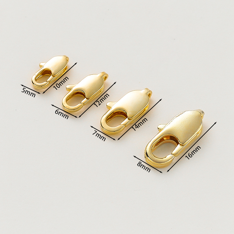 10 pezzi di chiusure a forma d - Gold Plated Jewelry recensione e prezzo
