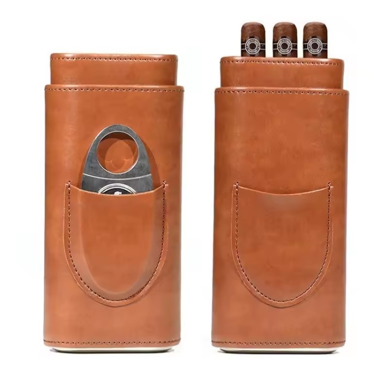 Custodia per sigari in pelle C - Premium Cigar Case recensione e prezzo