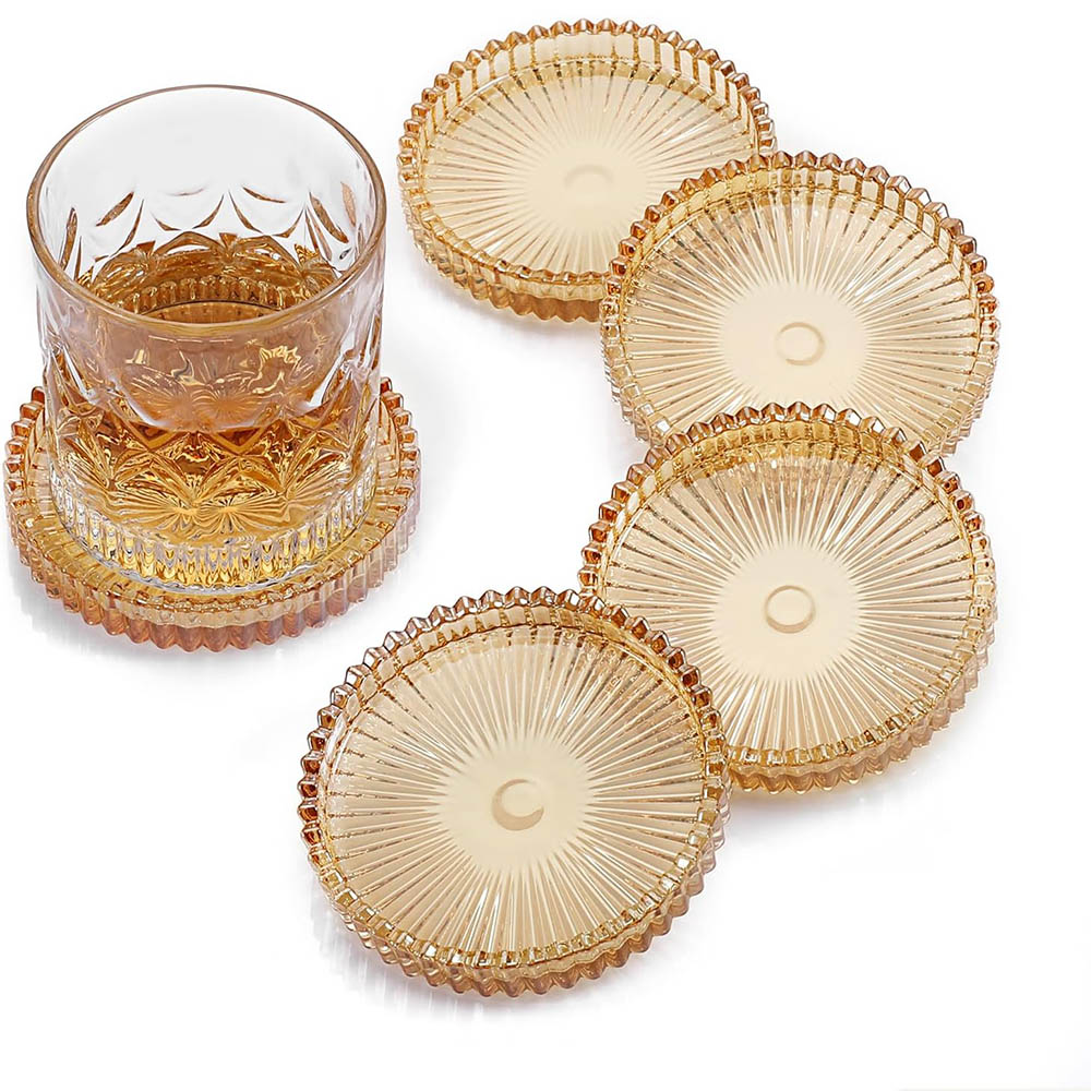 Sottobicchieri moderni in vetr - Marble Coaster Set recensione e prezzo
